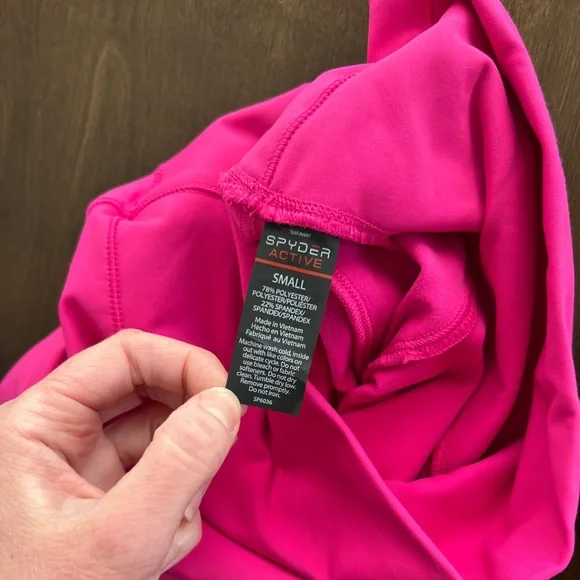 Spyder Vibrant Hot Pink Leggings size Small - Picture 6 of 11